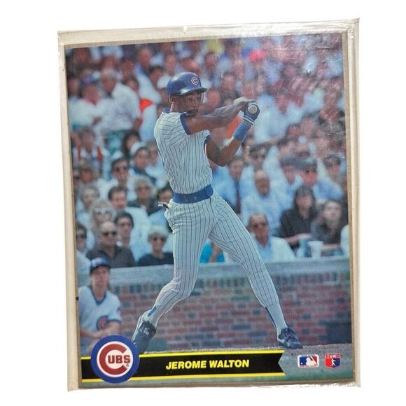1990 Major League Baseball Jerome Walton MLB Action Photos Series 1 - SEALED - Picture 1 of 2